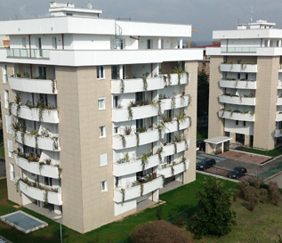 Fioriera in Marmoresina da balcone con incavo